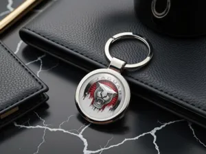 Jaguar Logo Keychains Custom Premium Metal Build